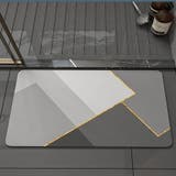 A02ライトグレー | バスマット 珪藻土 速乾 | shoppinggo