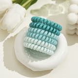 ライトブルー | ヘアゴム6点セット スプリングヘアゴム ブレス | shoppinggo