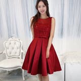 レッド | ワンピース パーティードレス キラキラワンピース | shoppinggo