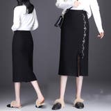 ニットスカート レディース 無地 | shoppinggo | 詳細画像2 