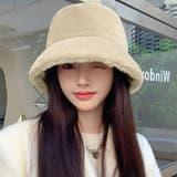 ベージュ | バケットハット ファー 帽子 | shoppinggo