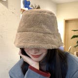 カーキ | バケットハット ファー 帽子 | shoppinggo
