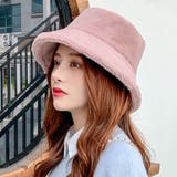ピンク | バケットハット ファー 帽子 | shoppinggo