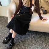 デニムスカート ハイウエスト ロングスカート | shoppinggo | 詳細画像7 