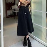 デニムスカート ハイウエスト ロングスカート | shoppinggo | 詳細画像10 