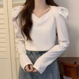 ホワイト | 長袖Tシャツ コーデ カットソー | shoppinggo