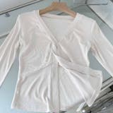 長袖Tシャツ へそ出し トップス | shoppinggo | 詳細画像3 