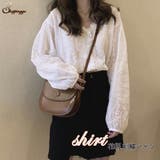 レディース花柄 刺繍ブラウス 春 | shoppinggo | 詳細画像1 