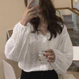 レディース花柄 刺繍ブラウス 春 | shoppinggo | 詳細画像10 