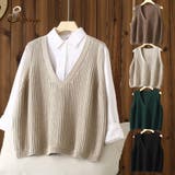 ニットベスト Vネック トップス | shoppinggo | 詳細画像1