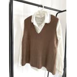 ニットベスト Vネック トップス | shoppinggo | 詳細画像16