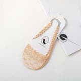 ベージュ | つま先カバーソックス レース靴下 くつ下 | shoppinggo