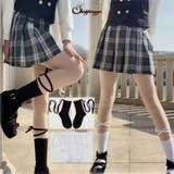 ソックス 靴下 レディース 無地 ソックス おしゃれ かわいい ソックス黒 白 | shoppinggo | 詳細画像1 