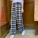 チェック柄パンツ ワイドパンツ レディース | shoppinggo | 詳細画像7
