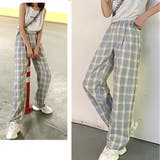 チェック柄パンツ ワイドパンツ レディース | shoppinggo | 詳細画像13