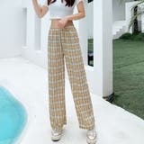 チェック柄パンツ ワイドパンツ レディース | shoppinggo | 詳細画像20