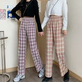 チェック柄パンツ ワイドパンツ レディース | shoppinggo | 詳細画像22