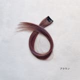 ブラウン | カラーエクステ 12色 ウイッグ | shoppinggo