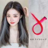 20スイカレッド | カラーエクステ 36色 ウイッグ | shoppinggo