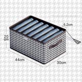 チェック柄*7マス | 仕切り収納ケース 千鳥格子 チェック | shoppinggo