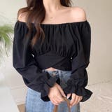 ブラウス バックリボン スクエアネック | shoppinggo | 詳細画像9 
