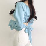 ブラウス バックリボン スクエアネック | shoppinggo | 詳細画像17 