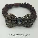 Bタイプ*ブラウン | シュシュ ヘアゴム キラキラ | shoppinggo