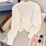 ニットセーター レディース ボダン付き | shoppinggo | 詳細画像4 