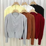 ニットセーター レディース ボダン付き | shoppinggo | 詳細画像6 