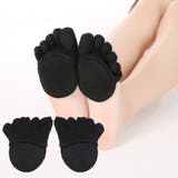 Aブラック | つま先カバーソックス 靴下 くつ下 | shoppinggo