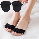 Bブラック | つま先カバーソックス 靴下 くつ下 | shoppinggo