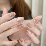 ベージュ | ネイルチップ はな ハート | shoppinggo