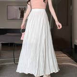 ホワイト | スカート レディース プリーツスカート | shoppinggo