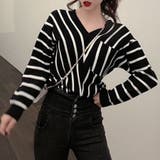 ニットトップス Vネックニット セーター | shoppinggo | 詳細画像10 