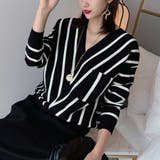 ニットトップス Vネックニット セーター | shoppinggo | 詳細画像14 