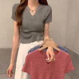 サマーニット へそ出し トップス | shoppinggo | 詳細画像5