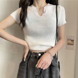 サマーニット へそ出し トップス | shoppinggo | 詳細画像9