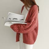 ニットカーディガンVネック レディース カーディガン | shoppinggo | 詳細画像13 