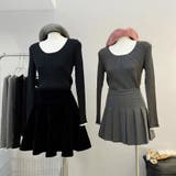リブニット バイカラー 細身 | shoppinggo | 詳細画像7 