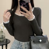 リブニット バイカラー 細身 | shoppinggo | 詳細画像10 