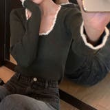 リブニット バイカラー 細身 | shoppinggo | 詳細画像11 