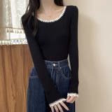 リブニット バイカラー 細身 | shoppinggo | 詳細画像12 