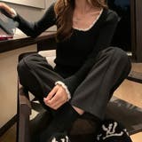 リブニット バイカラー 細身 | shoppinggo | 詳細画像15 