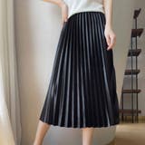 ブラック | スカート ロング プリーツスカート | shoppinggo