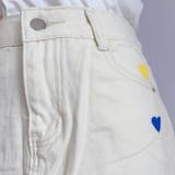 デニムスカート ハート柄 刺繍 | shoppinggo | 詳細画像6