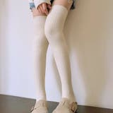 ニーハイソックス 縦リブ ストッキング | shoppinggo | 詳細画像19 