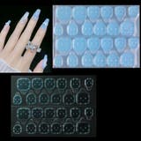 ブルー | ネイルチップ用 ネイル両面接着剤 強力 | shoppinggo