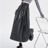 レザースカート レディース PUスカート | shoppinggo | 詳細画像12 