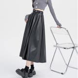 レザースカート レディース PUスカート | shoppinggo | 詳細画像13 