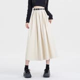 ベージュ | レザースカート レディース PUスカート | shoppinggo